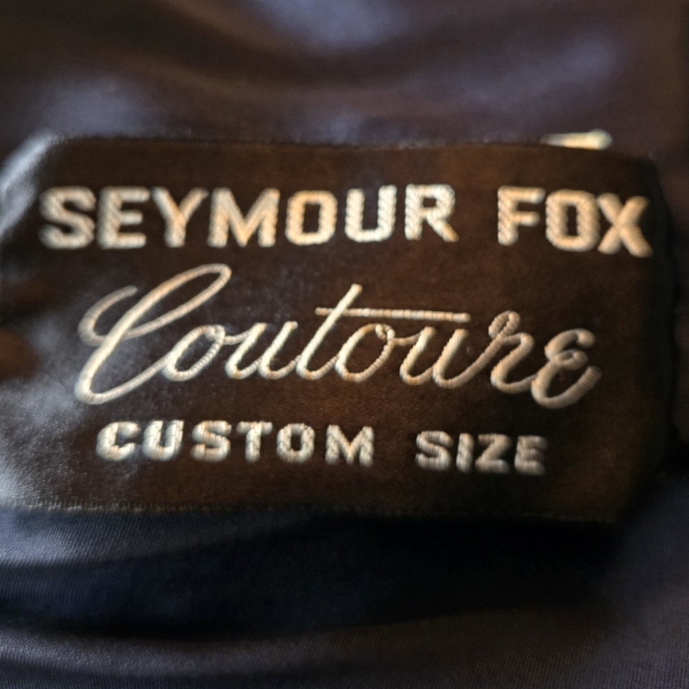 I. Magnin Seymour Fox Couture Vintage 1950s Wool Blend Coat Union Made - Picture 6 of 16